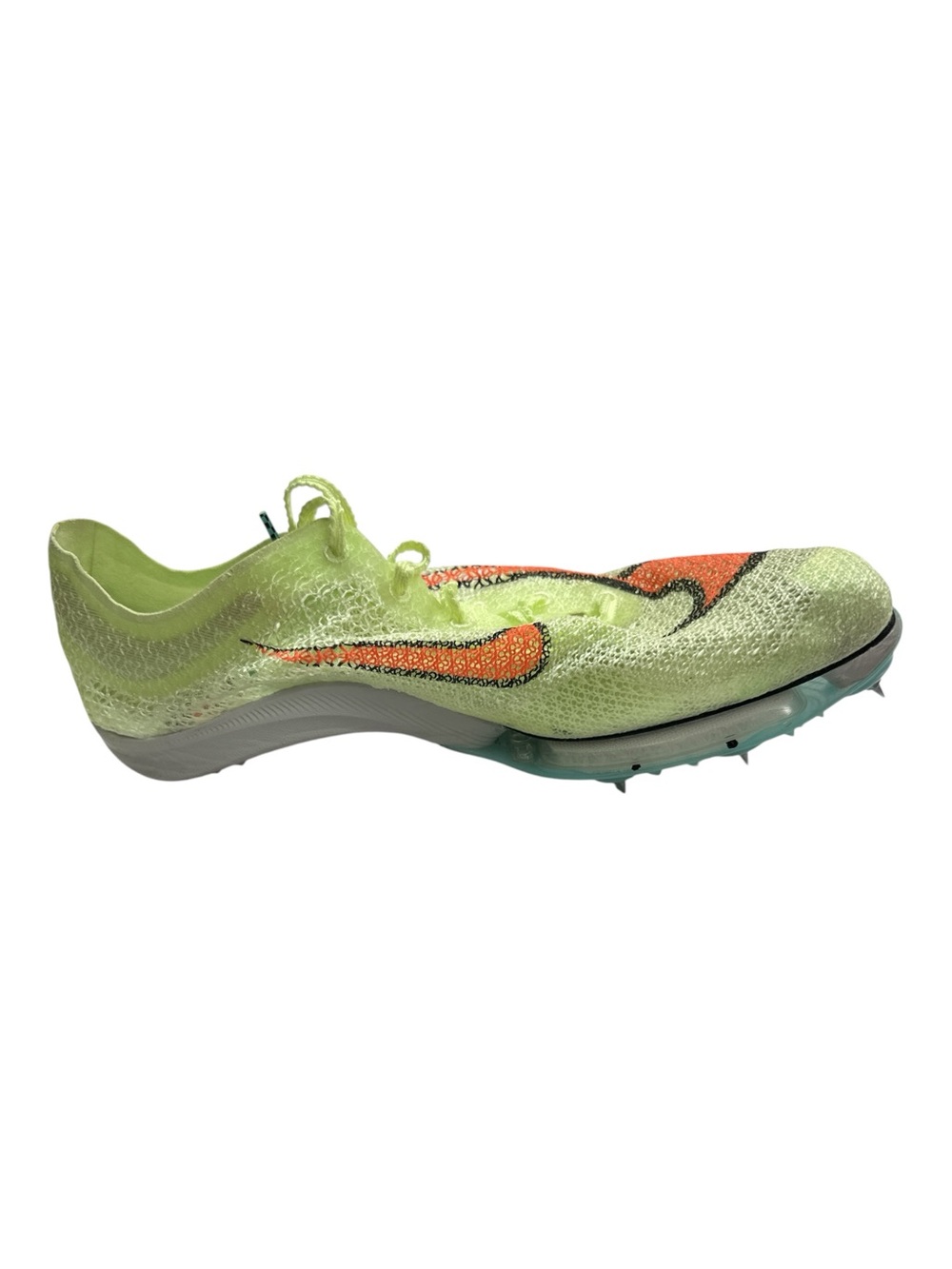 Nike Air Zoom Victory Barely Volt Hyper Orange Running Cleats Atomknit Mesh S7